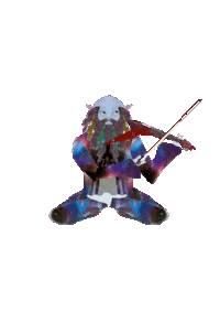 Musica Violin Sticker by Multiverso do Gnomo