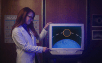 kylesauer blue sun science moon GIF