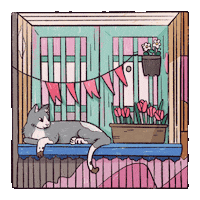 Cat Window Sticker