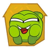 Laugh Lol Sticker by Om Nom
