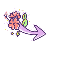 Flower Post Sticker