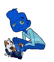 Krumla love hot cat animation Sticker