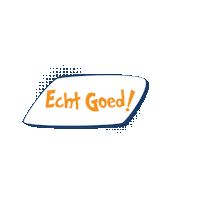 Echte_Spierkracht cartoon spraakwolk echte spierkracht echt goed Sticker