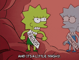 trashy lisa simpson GIF
