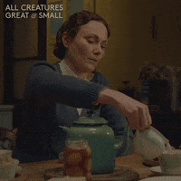 allcreaturestv animals tea cup milk GIF