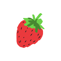 Strawberry Sticker by GoodBe