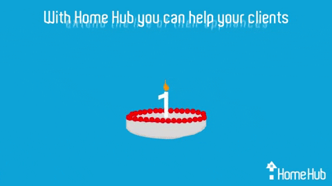 HomeHubGiph giphygifmaker realestate homehub GIF