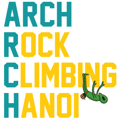 Bouldering Sticker by ARCH Rock Climbing Hanoi
