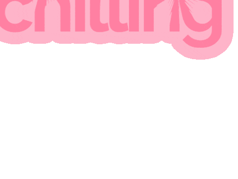 Pink Chilling Sticker by LovEvolution