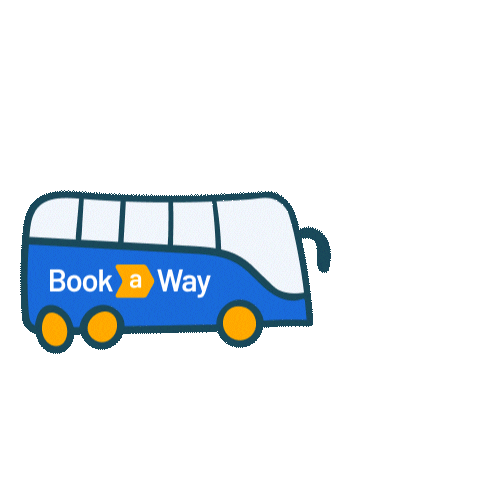 Bookaway_Travel giphyupload bus bookaway Sticker