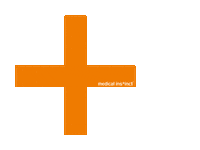 Orange Cross Sticker by Medical Instinct® Deutschland GmbH