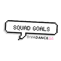 DivaDanceHQ dance party dancing squad Sticker