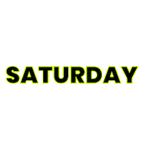 Weekend Saturday Sticker by Sembuster