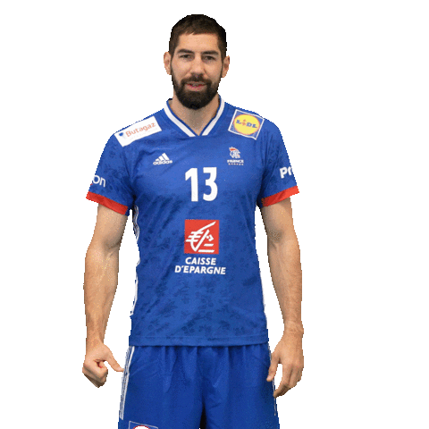 Nikola Karabatic Yes Sticker by Fédération Française de Handball