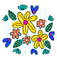 Happy Fun Sticker by Daisy Lemon