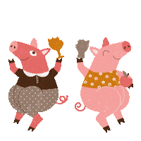 Manlleu beer porky cervesa porc Sticker