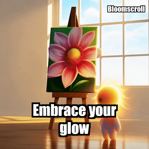 Inner Light Expression GIF by Bloomscroll