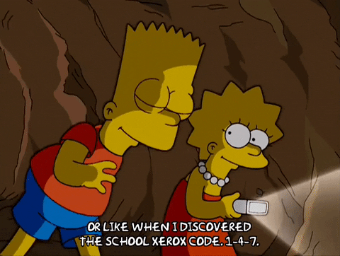 exploring bart simpson GIF