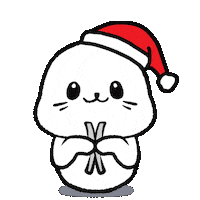 Merry Christmas Santa Sticker by Sappy Seals