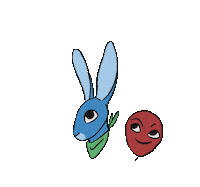 Illustration Bunny Sticker by Wendy Gallagher