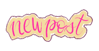 susannerose new new post arrow newpost Sticker