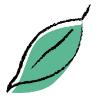 les-semillantes bruce vert feuille lessemillantes Sticker