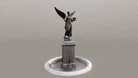 Statues GIF by Ball State University