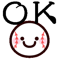 Baseball Ok Sticker