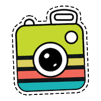 Camera Lukitu Sticker by Evelyn regly