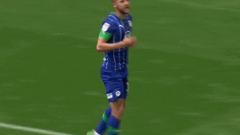Michael Jacobs Kiss GIF by Wigan Athletic
