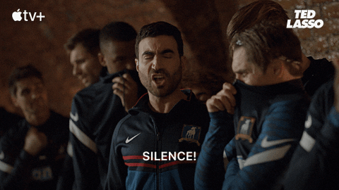 Silence Yelling GIF by Apple TV+