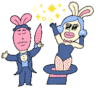 Year Of The Rabbit Magic Sticker by stapod