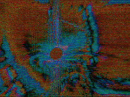 sairalindez glitch sun analog colors GIF