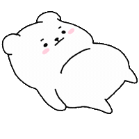 Bored Bear Sticker