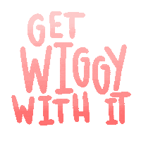 Sassy Wig Sticker by Dani Austin