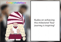 Congratulations Gnome GIF