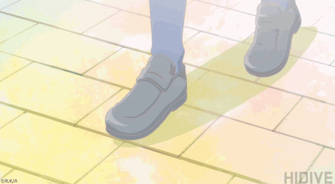 HIDIVE giphyupload anime anime girl cute anime GIF