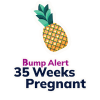 Pregnancy Baby Alert Sticker by The Bump