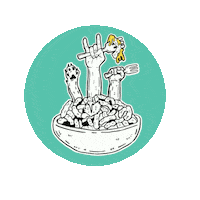 AnokPeas vegan cheese mac plantbased Sticker