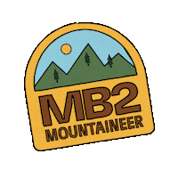 Mountaineer Mb2 Sticker by TRIPPIESTEFF