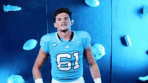 North Carolina Football GIF by UNC Tar Heels