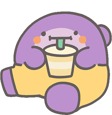 Bubble Tea Coffee Sticker by KdeeStix