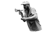 Beard Megaphone Sticker by Run In