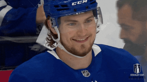 Happy Toronto Maple Leafs GIF by NHL