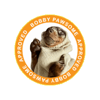 BobbyPawsome dog puppy approved dachshund Sticker