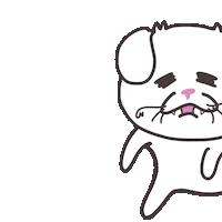 Tired Cat Sticker