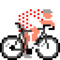 tour de france bike Sticker