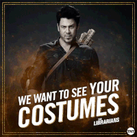 TNTDrama halloween costume tnt the librarians GIF