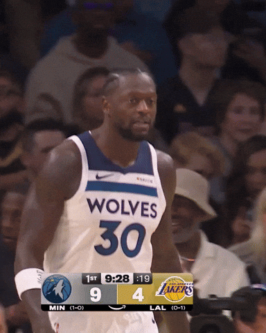 Nba Juliusrandle GIF by Minnesota Timberwolves