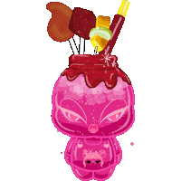 Pink Beer Sticker